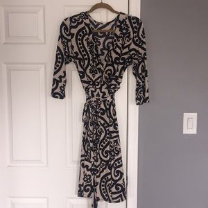 Maternity 3/4 Sleeved Nursing Dress